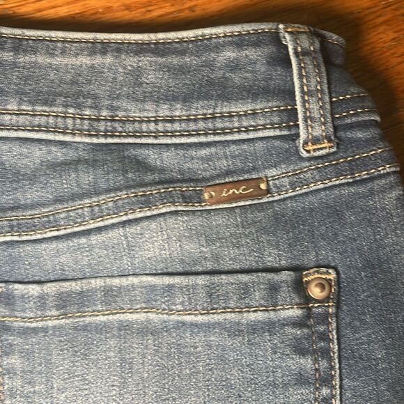 INC International Concepts Blue Skinny Jeans - Picture 6 of 8